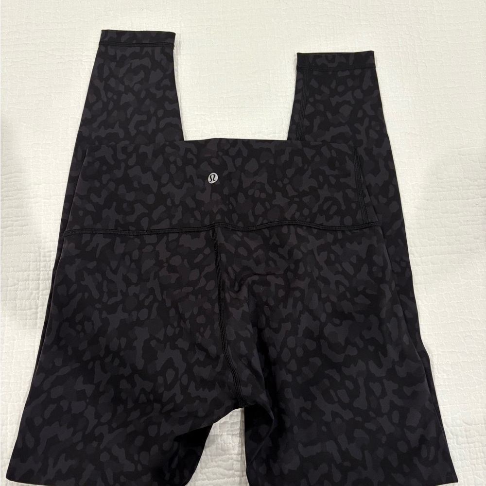 Black Patterned Leggings